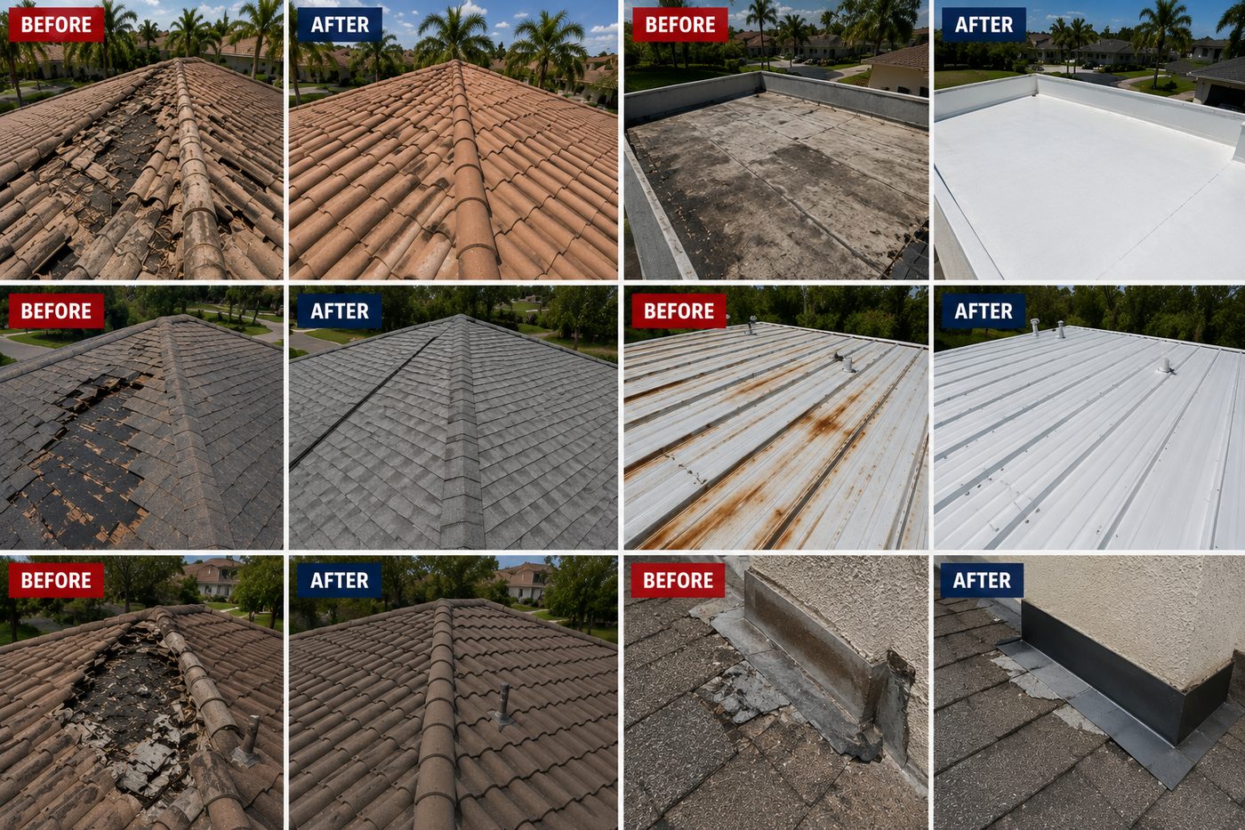 Roofing project gallery